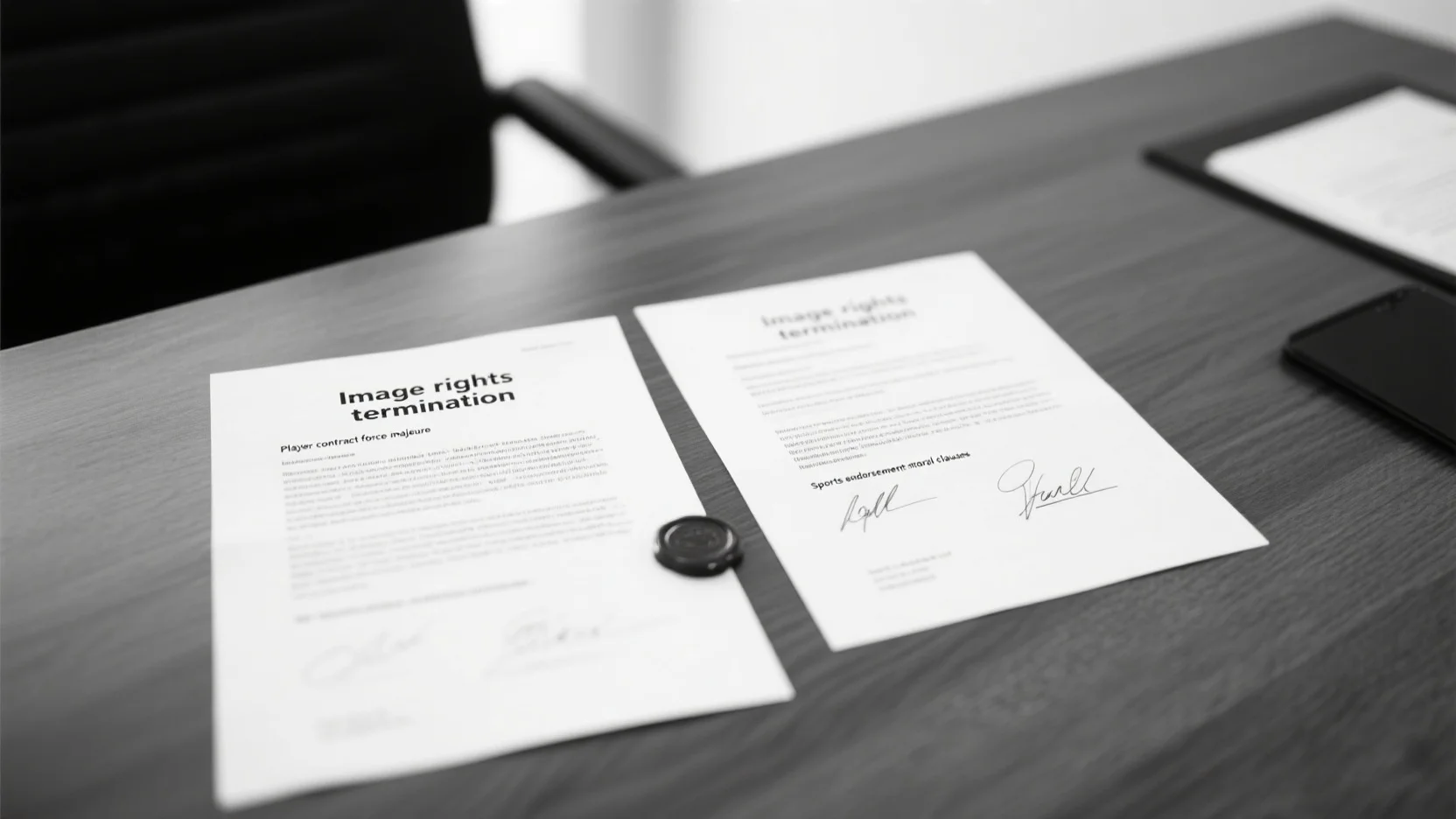 Understanding Sports Endorsement Moral Clauses, Image Rights Termination, and Player Contract Force Majeure