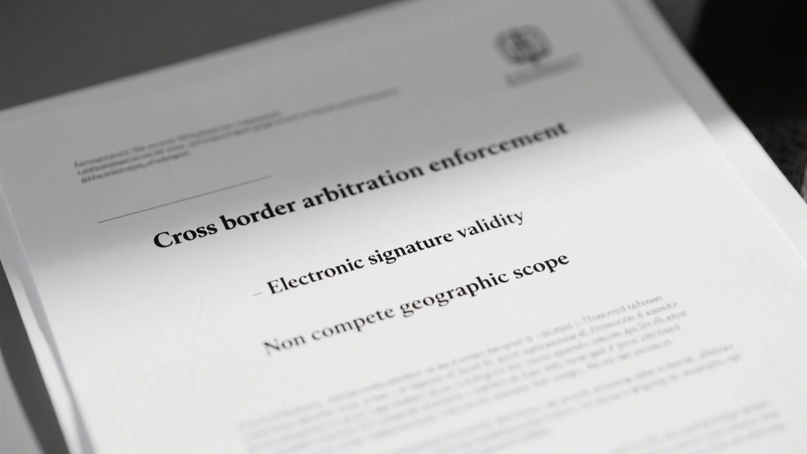 Enterprise Contract Litigation