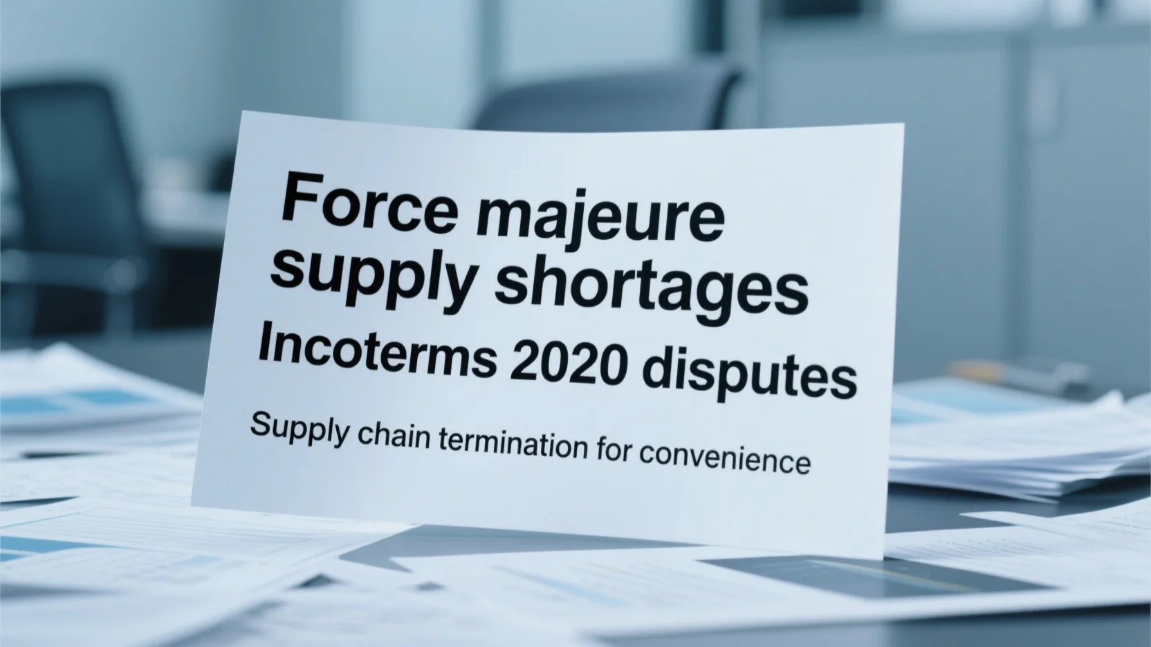 Enterprise Contract Litigation